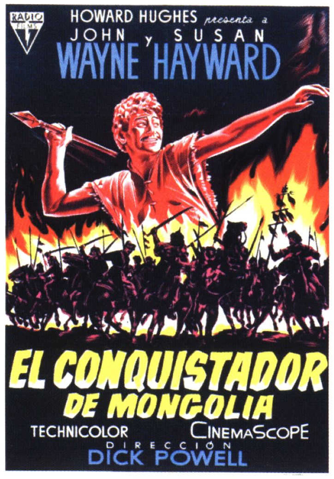 EL CONQUISTADOR DE MONGOLIA - The Conqueror - 1956