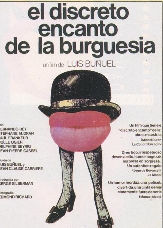EL DISCRETO ENCANTO DE LA BURGUESIA - Le Charme discret de la bourgeoisie - 1972
