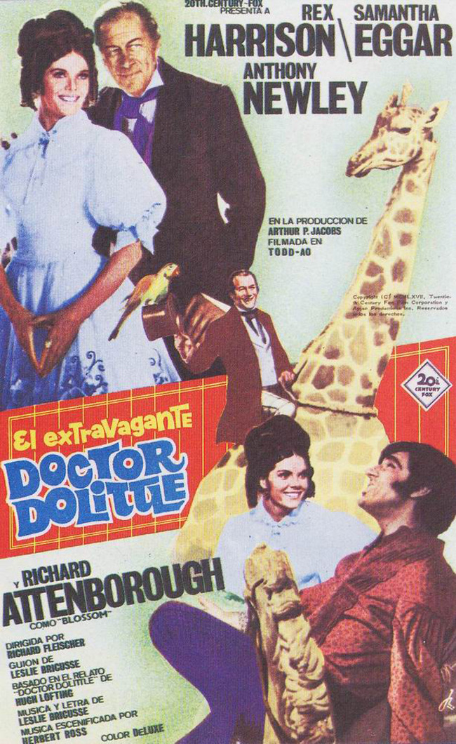EL EXTRVAGANTE DOCTOR DOLITTLE - Doctor Dolittle -  1967