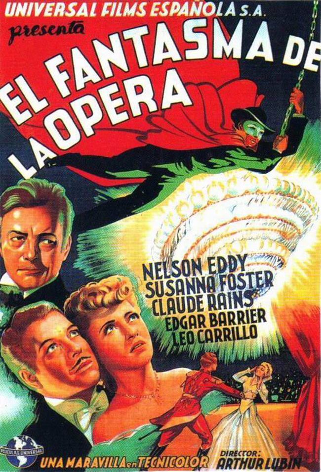 EL FANTASMA DE LA OPERA - The phantom of the Opera - 1943