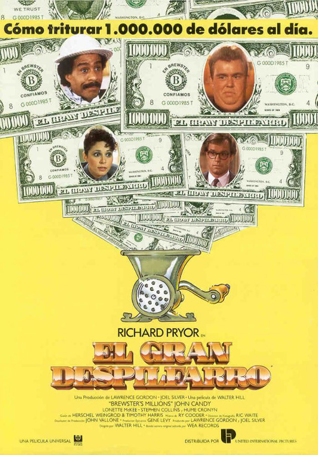 EL GRAN DESPILFARRO - Brewster's Millions - 1985