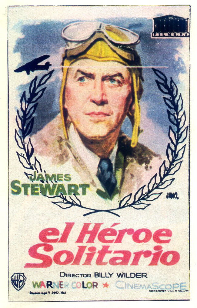 EL HEROE SOLITARIO - The Spirit of St. Louis - 1957