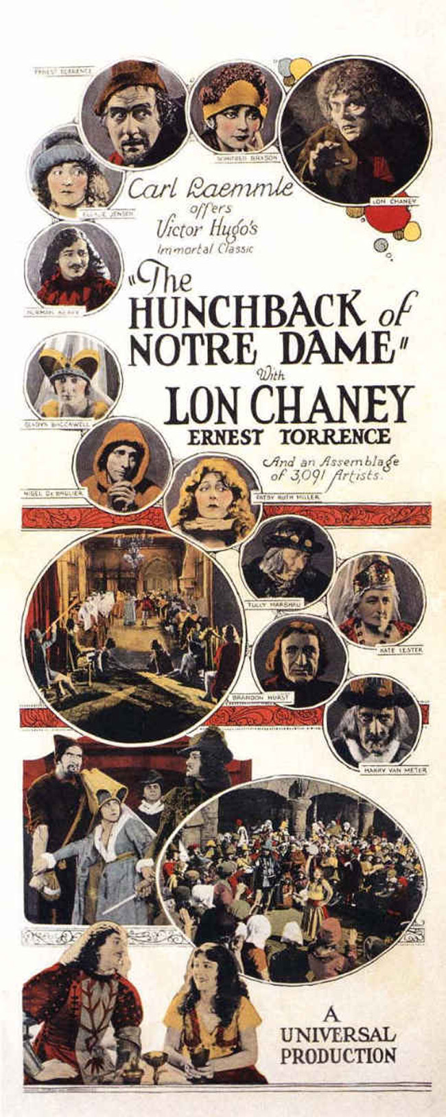 EL JOROBADO DE BUESTRA SEÑORA DE PARIS - The Hunchback of Notre Dame - 1923