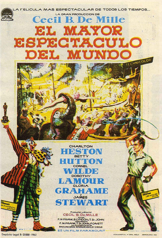 EL MAYOR ESPECTACULO DEL MUNDO - The Greatest Show On Earth - 1952