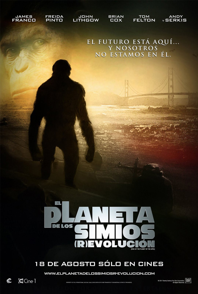 EL ORIGEN DEL PLANETA DE LOS SIMIOS - Rise of the planet of the apes C1 - 2011