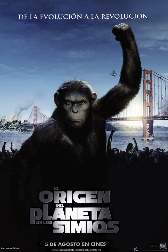 EL ORIGEN DEL PLANETA DE LOS SIMIOS - Rise of the planet of the apes C2 - 2011