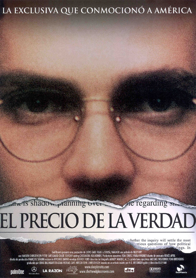 EL PRECIO DE LA VERDAD - Shattered Glass - 2003