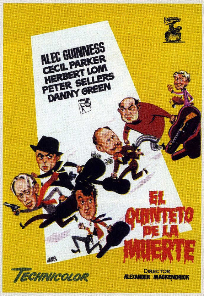 EL QUINTETO DE LA MUERTE - The Ladykillers - 1955