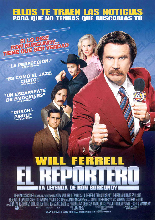 EL REPORTERO - Anchorman The Legend of Ron Burgundy - 2004