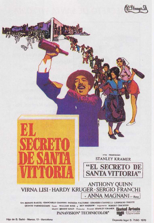 EL SECRETO DE SANTA VITTORIA - The Secret of Santa Vittoria - 1969