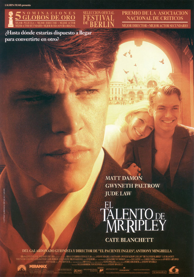 EL TALENTO DE MR RIPLEY - The talented Mr. Ripley - 1999