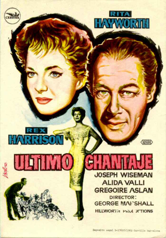 EL ULTIMO CHANTAJE - The Happy Thieves - 1961