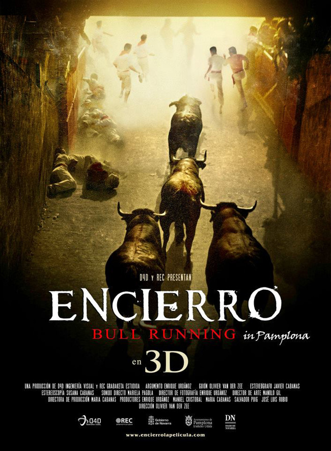 ENCIERRO 3D, BULL RUNNING IN PAMPLONA - 2013