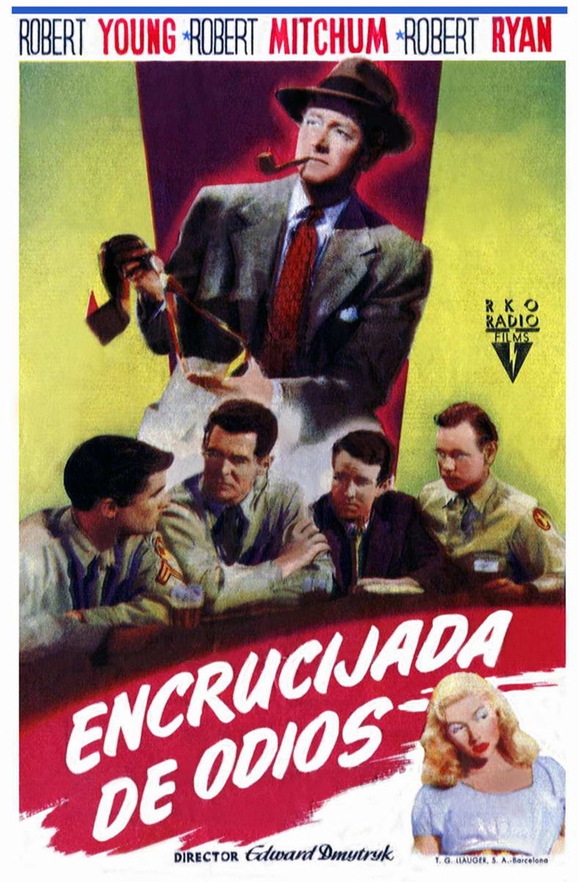 ENCRUCIJADA DE ODIOS - Crossfire - 1947