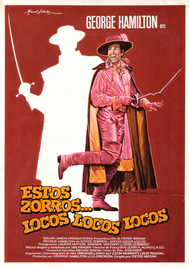 ESTOS ZORROS, LOCOS, LOCOS, LOCOS - Zorro, the Gay Blade - 1981