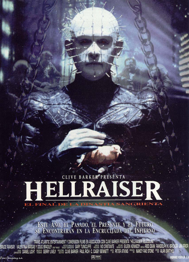 HELLRAISER 4, EL FINAL DE LA DINASTIA SANGRIENTA - Hellraiser Bloodline - 1996 