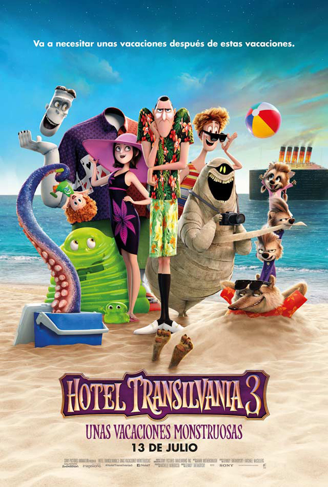 HOTEL TRANSILVANIA 3, UNAS VACACIONES MONSTRUOSAS - Hotel Transylvania 3, Summer vacation - 2018
