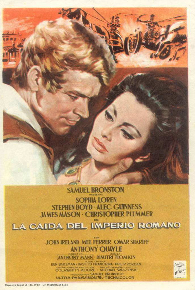 LA CAIDA DEL IMPERIO ROMANO - The Fall Of The Roman Empire - 1964