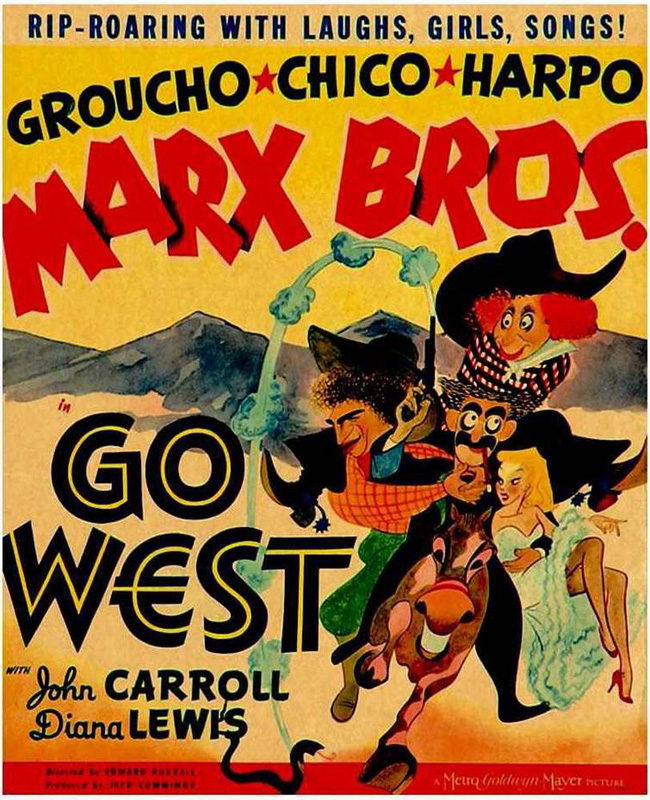 LOS HERMANOS MARX EN EL OESTE - Go west - 1940
