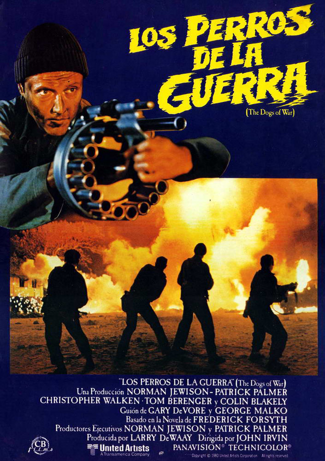 LOS PERROS DE LA GUERRA - The Dogs Of War - 1980