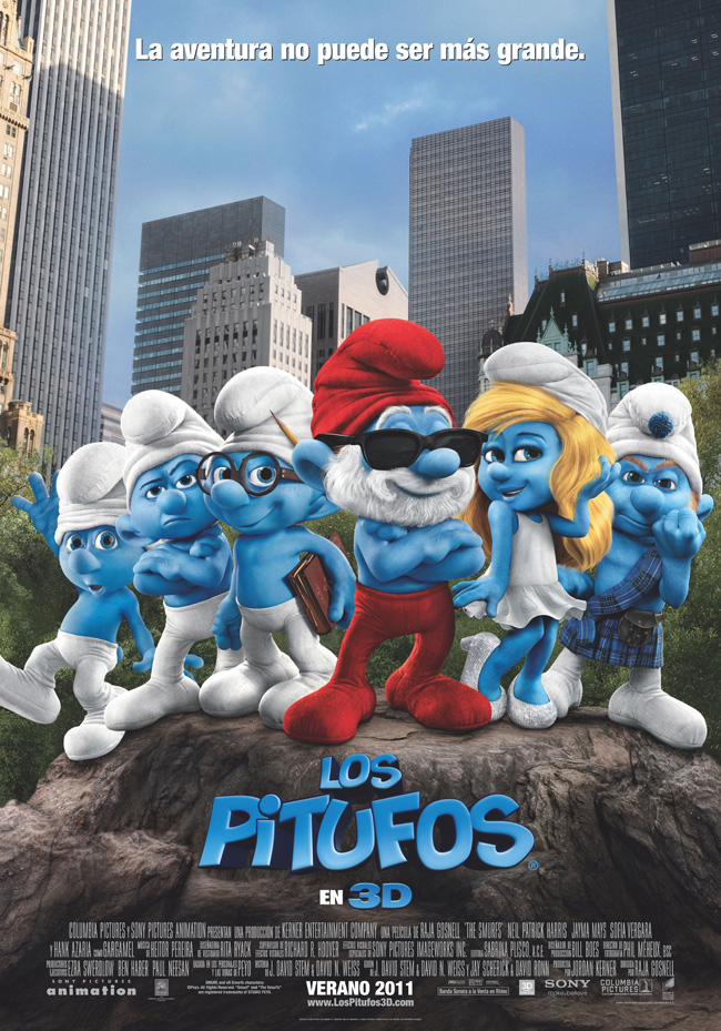LOS PITUFOS - The smurfs - 2011