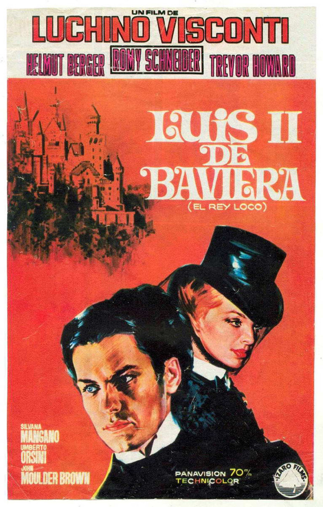 LUIS II DE BAVIERA, EL REY LOCO - Ludwig - 1972