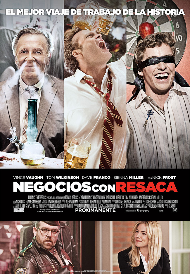 NEGOCIOS CON RESACA - Unfinished Business - 2015