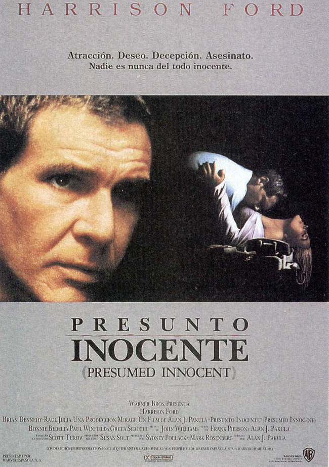 PRESUNTO INOCENTE - Presumed innocent - 1990