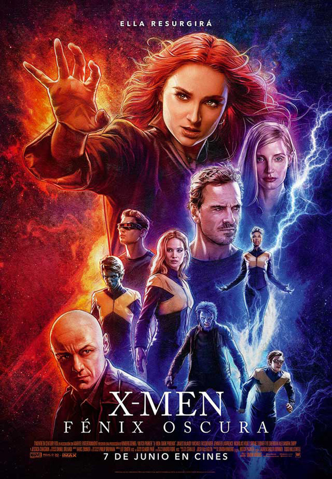X MEN, FENIX OSCURA - X-Men, Dark phoenix - 2019